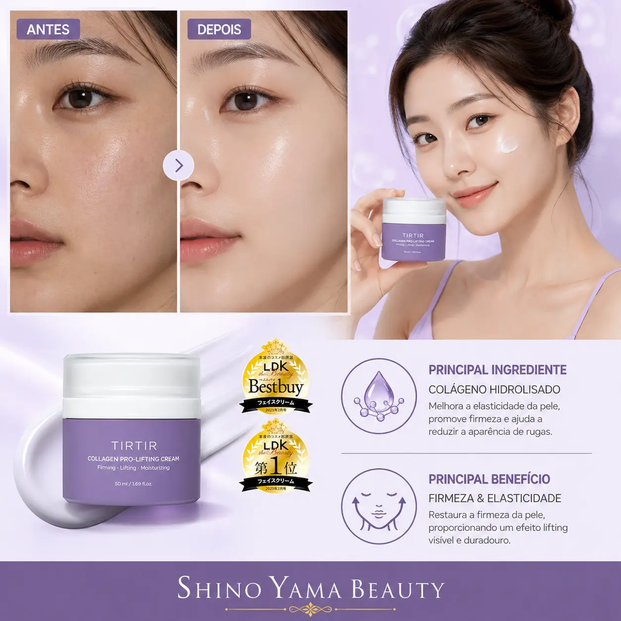 TIRTIR Collagen Pro-Lifting Cream 50ml - Imagem 2