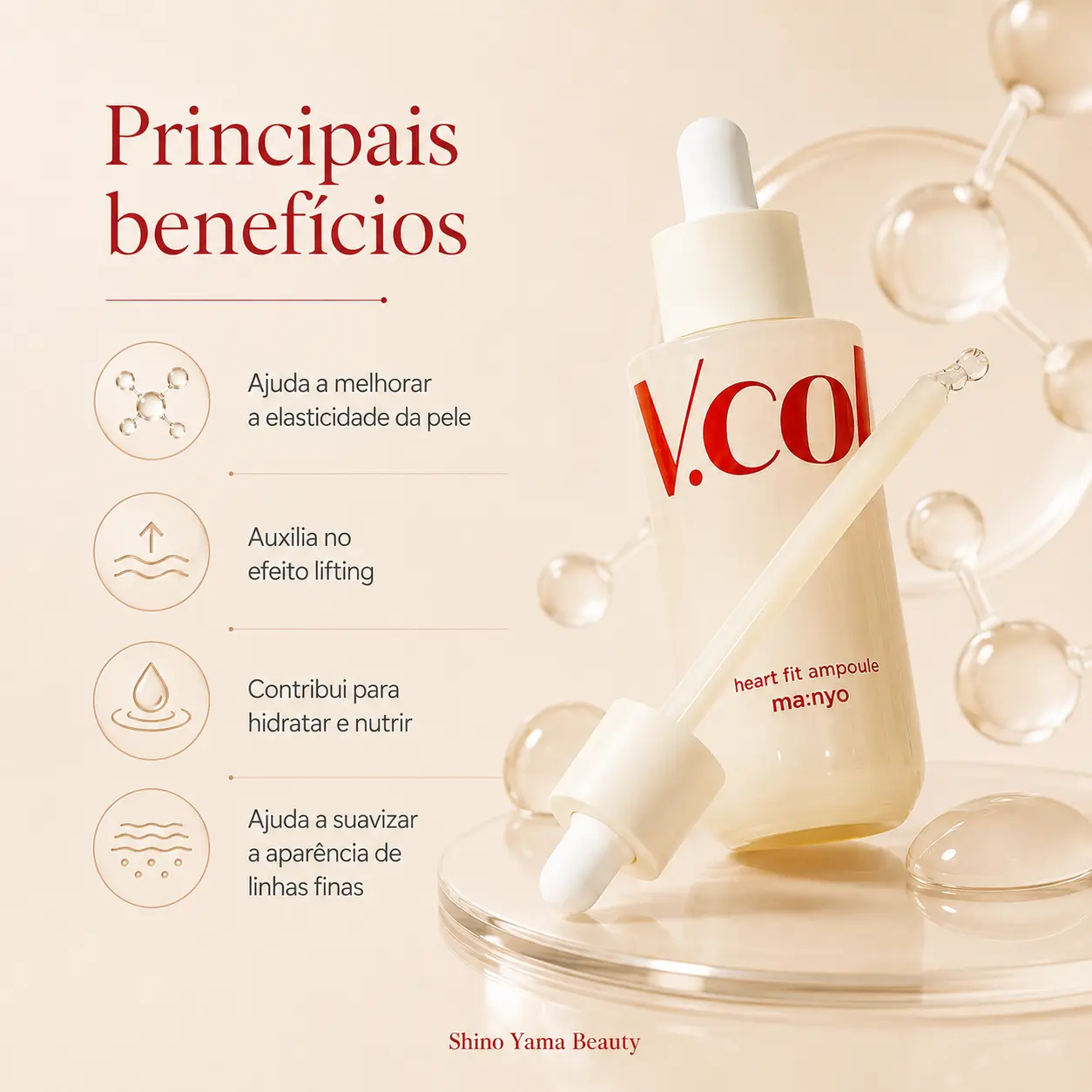 ma:nyo V.Collagen Heart Fit Ampoule 50ml - Imagem 4