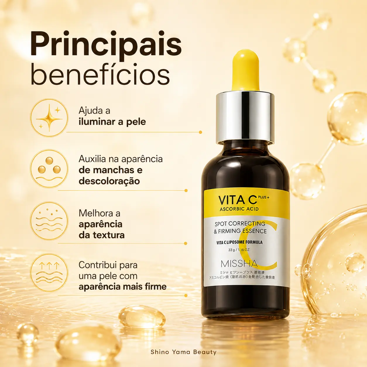 MISSHA Vita C Plus Spot Correcting & Firming Essence 30ml - Imagem 4