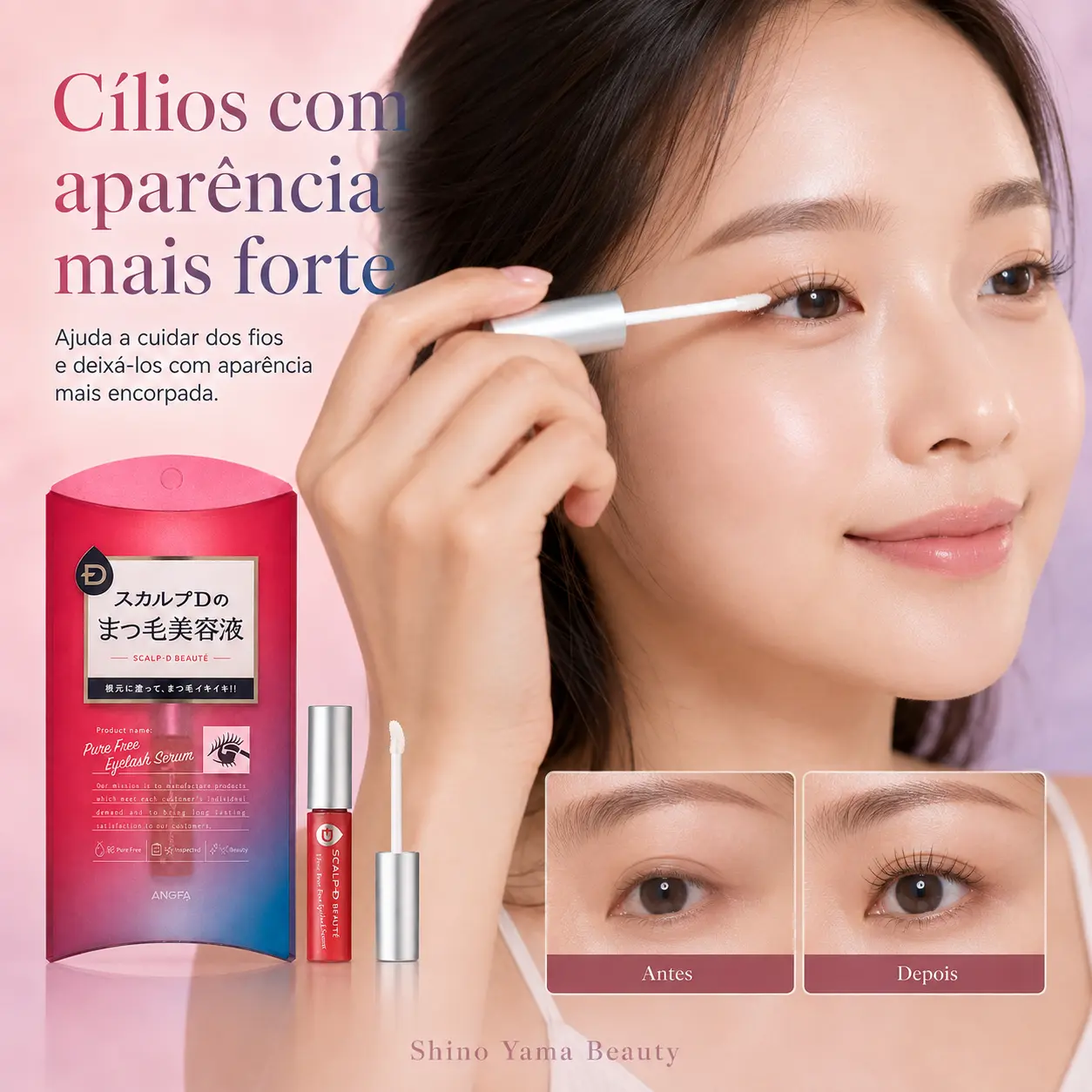 ANGFA Scalp D Beauté Pure Free Eyelash Serum 6ml - Imagem 3