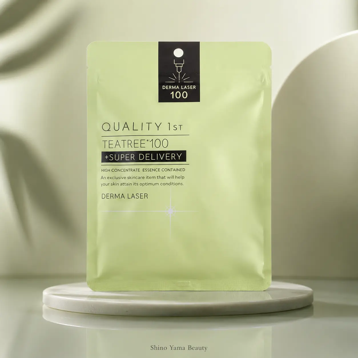 QUALITY 1st DERMA LASER Super TEATREE100 Mask 7 Sheets