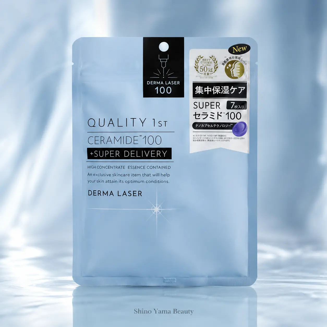 QUALITY 1st DERMA LASER Super Ceramide 100 Mask 7 Sheets