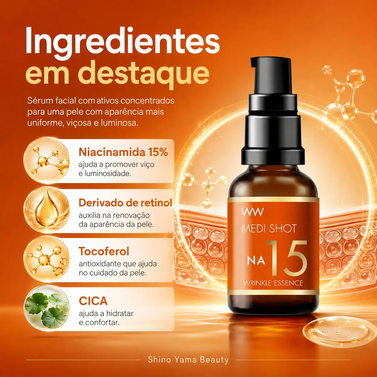 MEDI SHOT NA15 Wrinkle Essence 30ml - Imagem 2