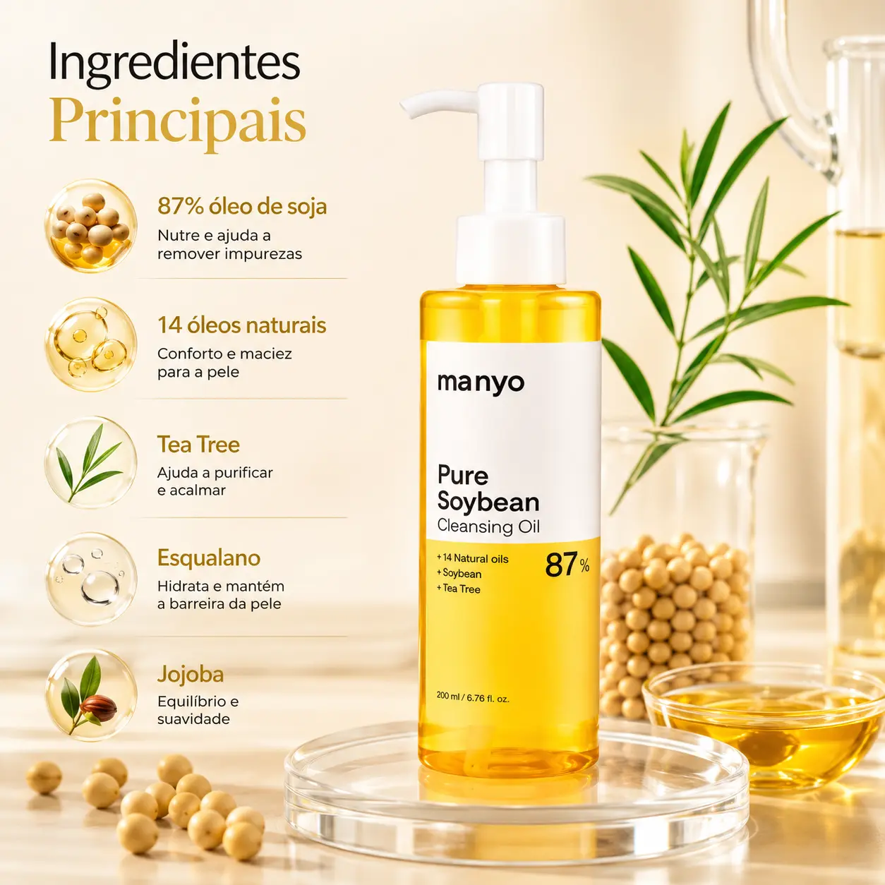 ma:nyo Pure Soybean Cleansing Oil 200ml - Imagem 2