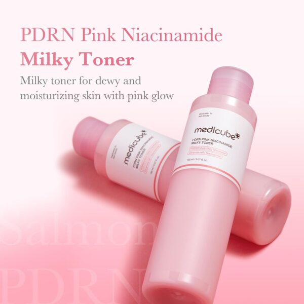 Tônico Facial Medicube PDRN Pink Niacinamide Milky Toner - 150ml - Imagem 2