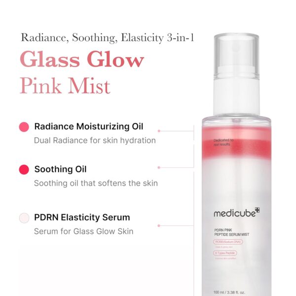 Sérum Facial Medicube PDRN Pink Glutathione Serum Mist - 100ml - Imagem 2