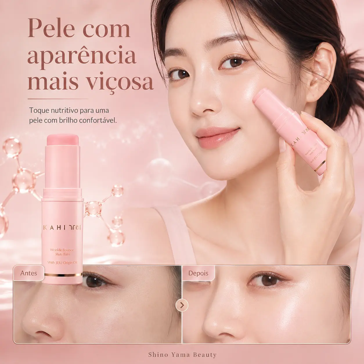 KAHI Wrinkle Bounce Multi Balm With Jeju Origin Oil 9g - Imagem 3