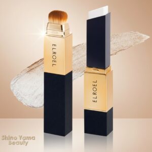 ELROEL Blanc Cover Cream Stick Foundation SPF50+/PA+++ – Com Pincel Embutido