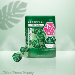 Suisai Beauty Clear Green Powder Wash – Kanebo (32 cápsulas)