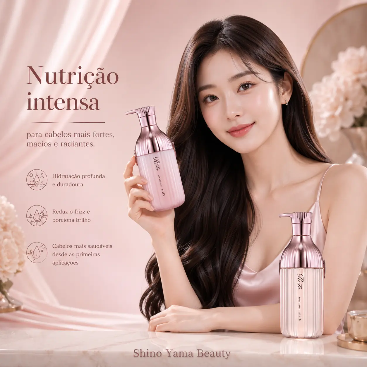ReFa Shampoo Milk & ReFa Treatment Milk – Kit Capilar Premium Japonês (500ml cada) - Imagem 3