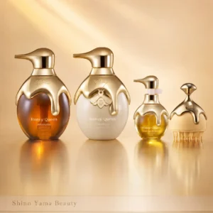 ReFa Honey Queen Premium Haircare Set (Shampoo + Treatment + Leave-in + Scalp Brush)