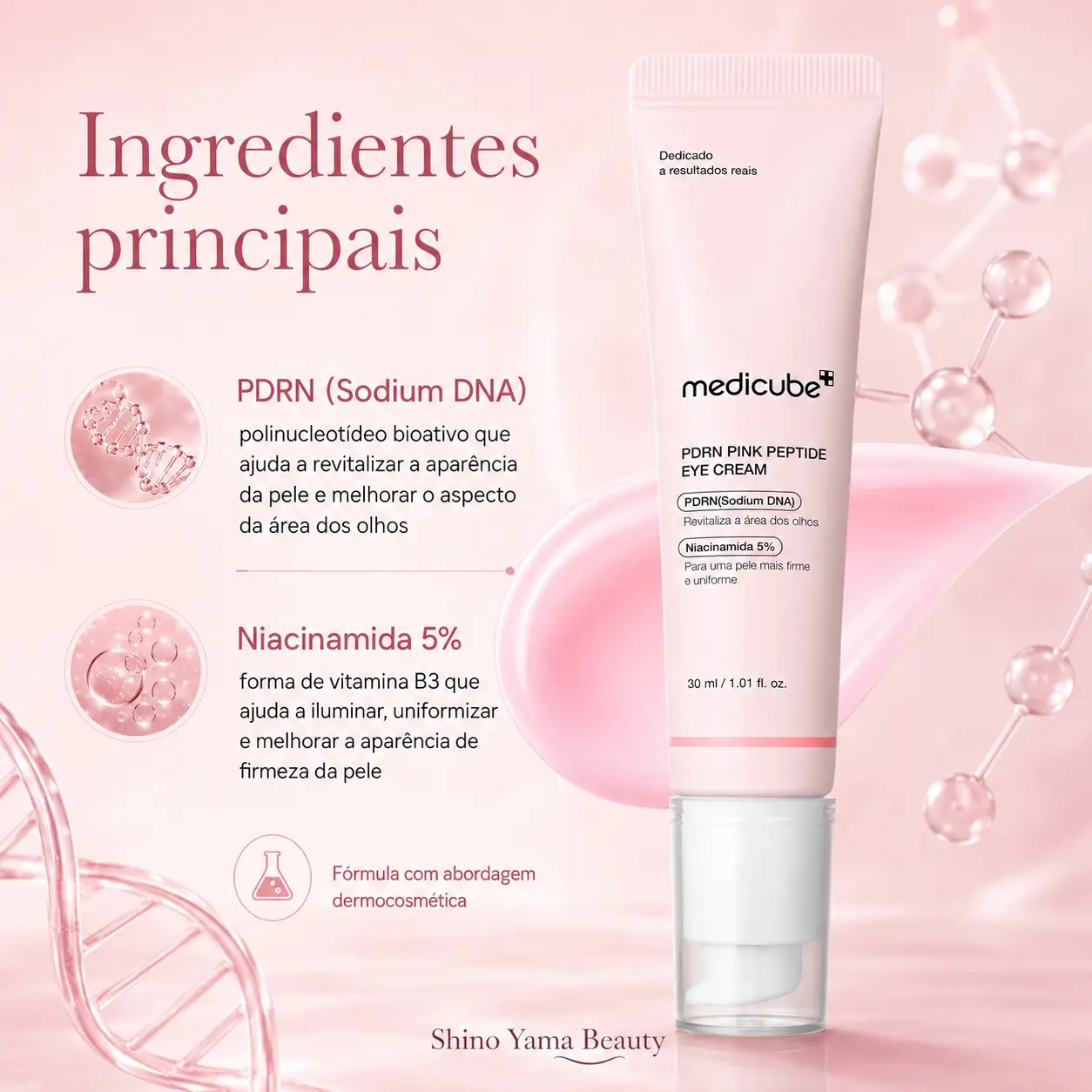 Medicube PDRN Pink Peptide Eye Cream 30ml - Imagem 2
