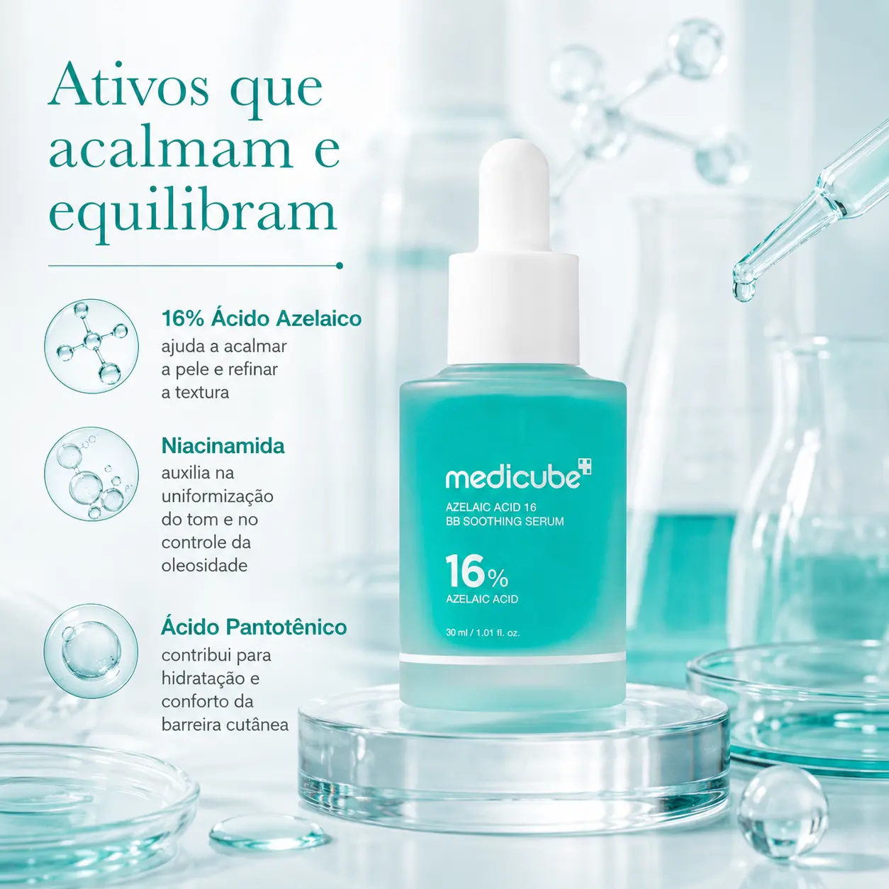 Medicube Azelaic Acid 16 BB Soothing Serum 30ml - Imagem 2