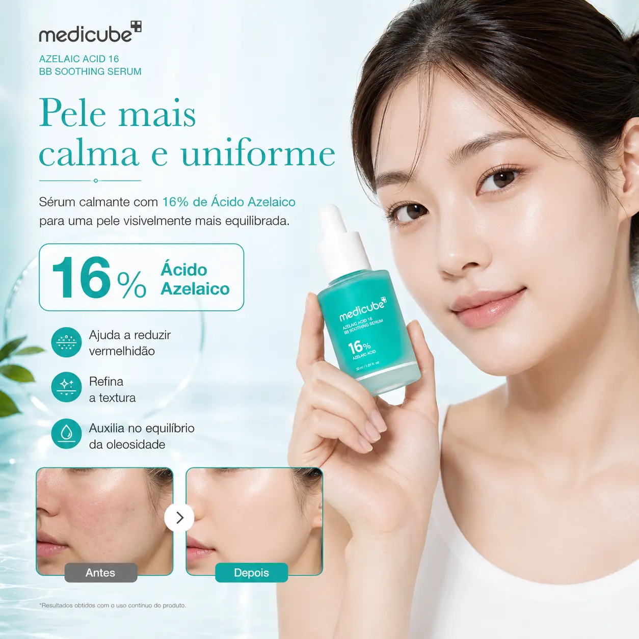 Medicube Azelaic Acid 16 BB Soothing Serum 30ml - Imagem 4