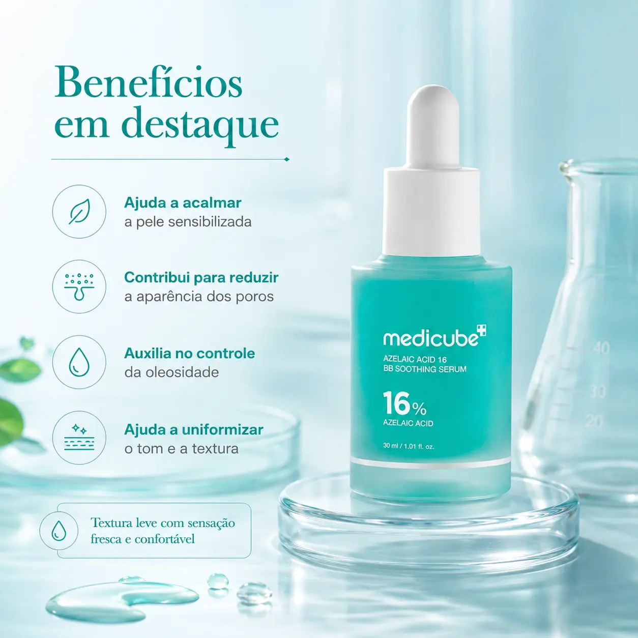 Medicube Azelaic Acid 16 BB Soothing Serum 30ml - Imagem 3