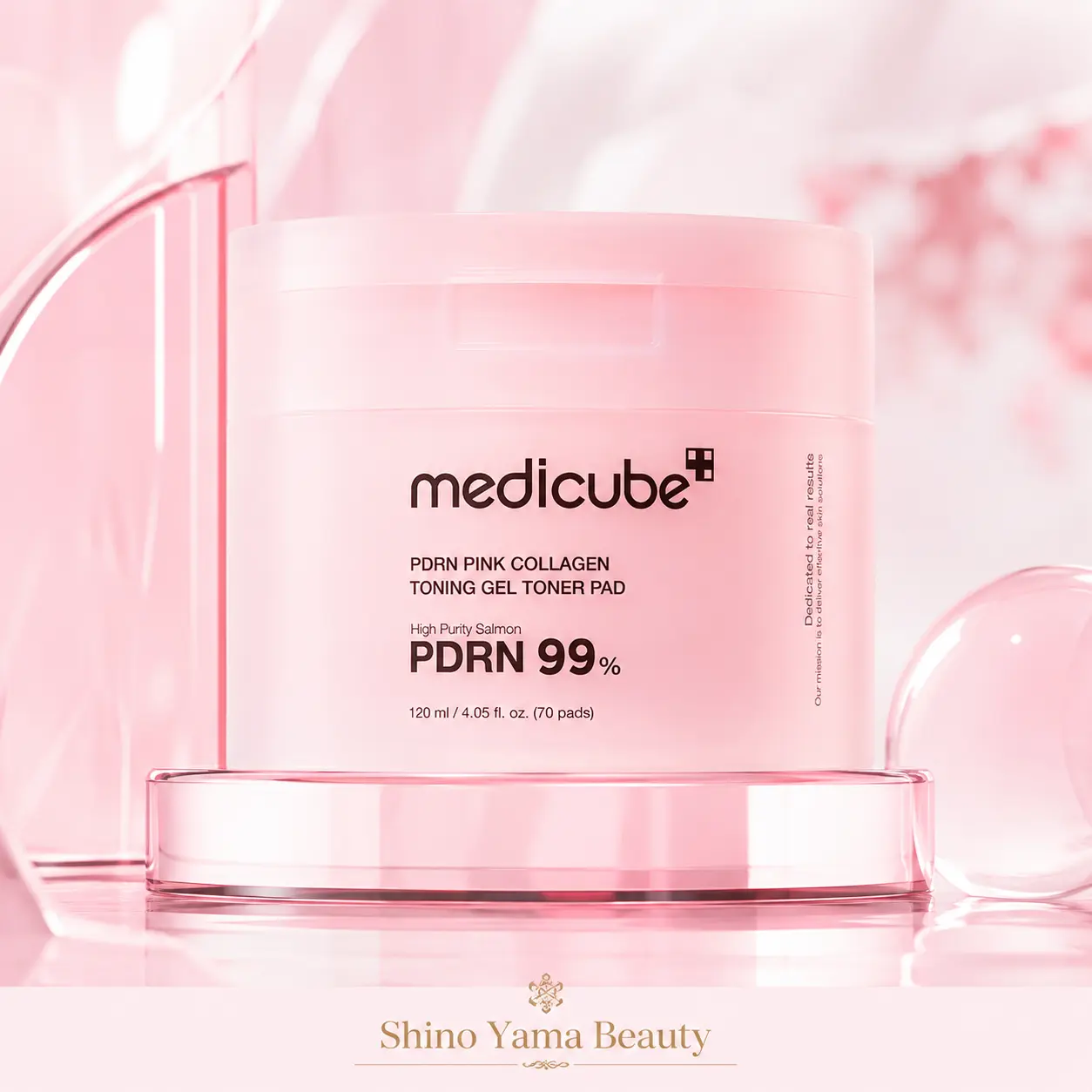 Medicube PDRN Pink Collagen Toning Gel Toner Pad 120ml / 70 pads