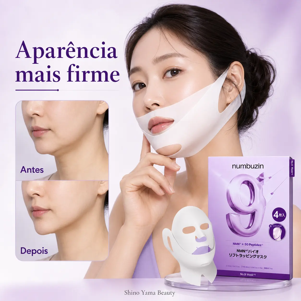 numbuzin No.9 NMN Bio Lift Wrapping Mask 4 Sheets - Imagem 3