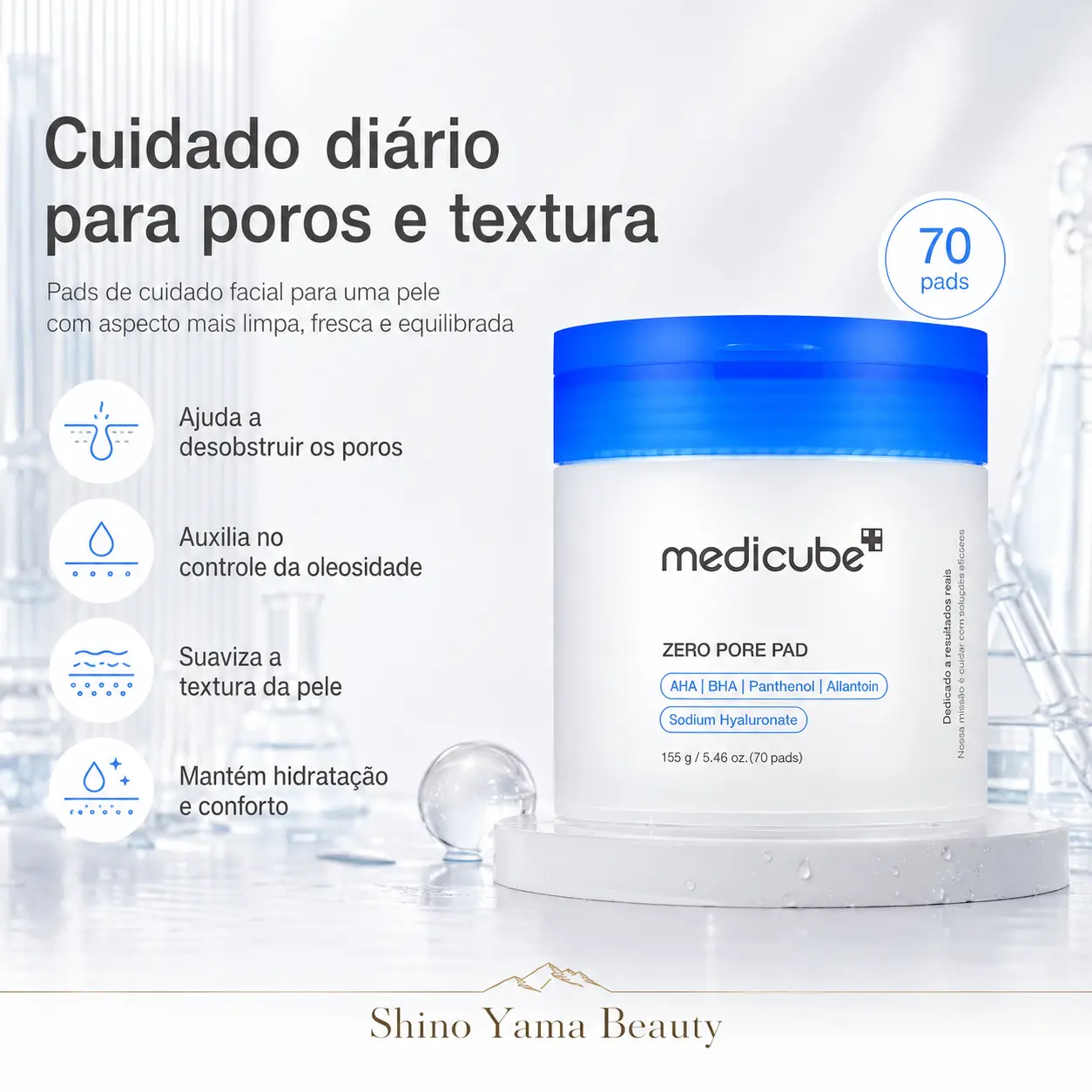 Medicube Zero Pore Pad 2.0 70 pads - Imagem 2