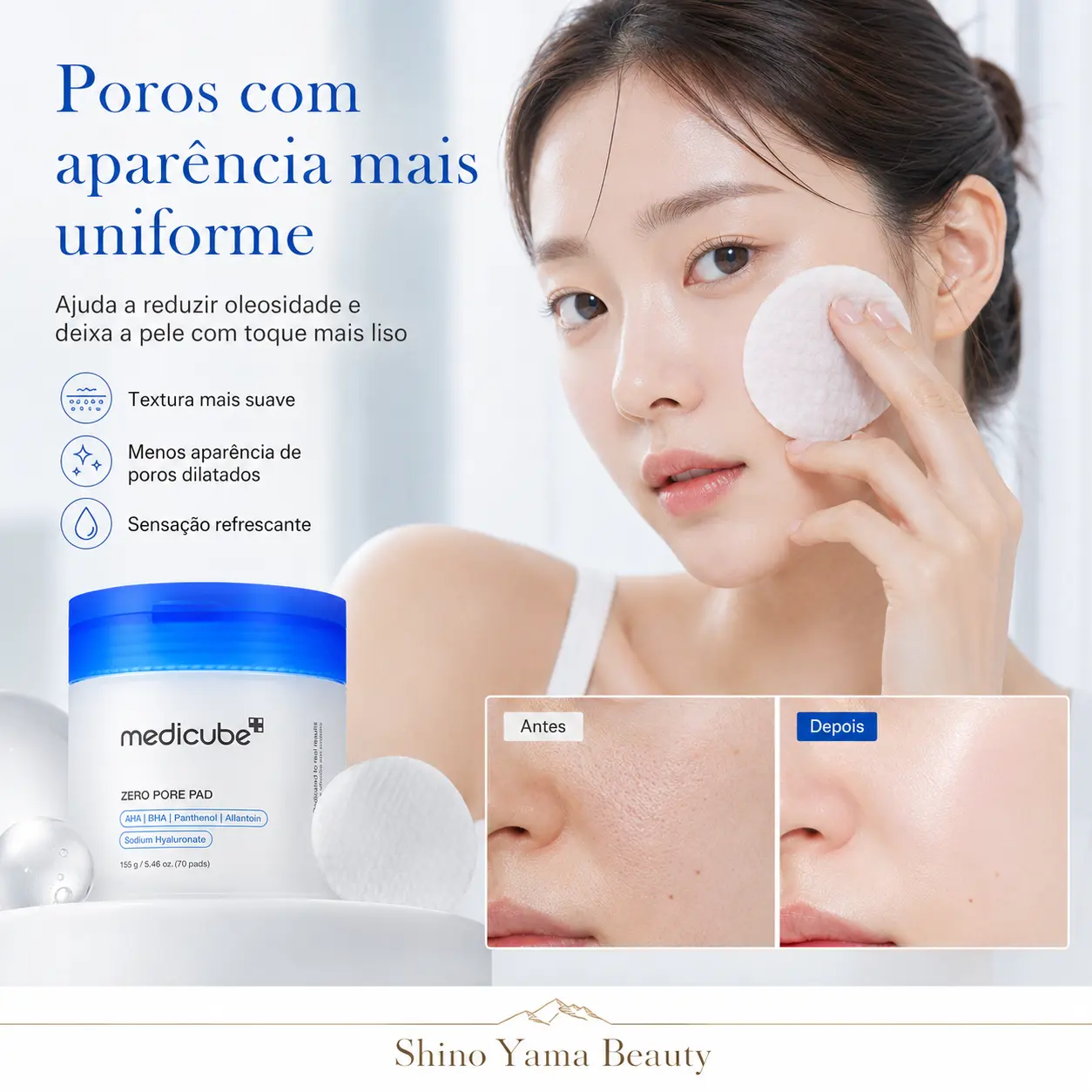Medicube Zero Pore Pad 2.0 70 pads - Imagem 3