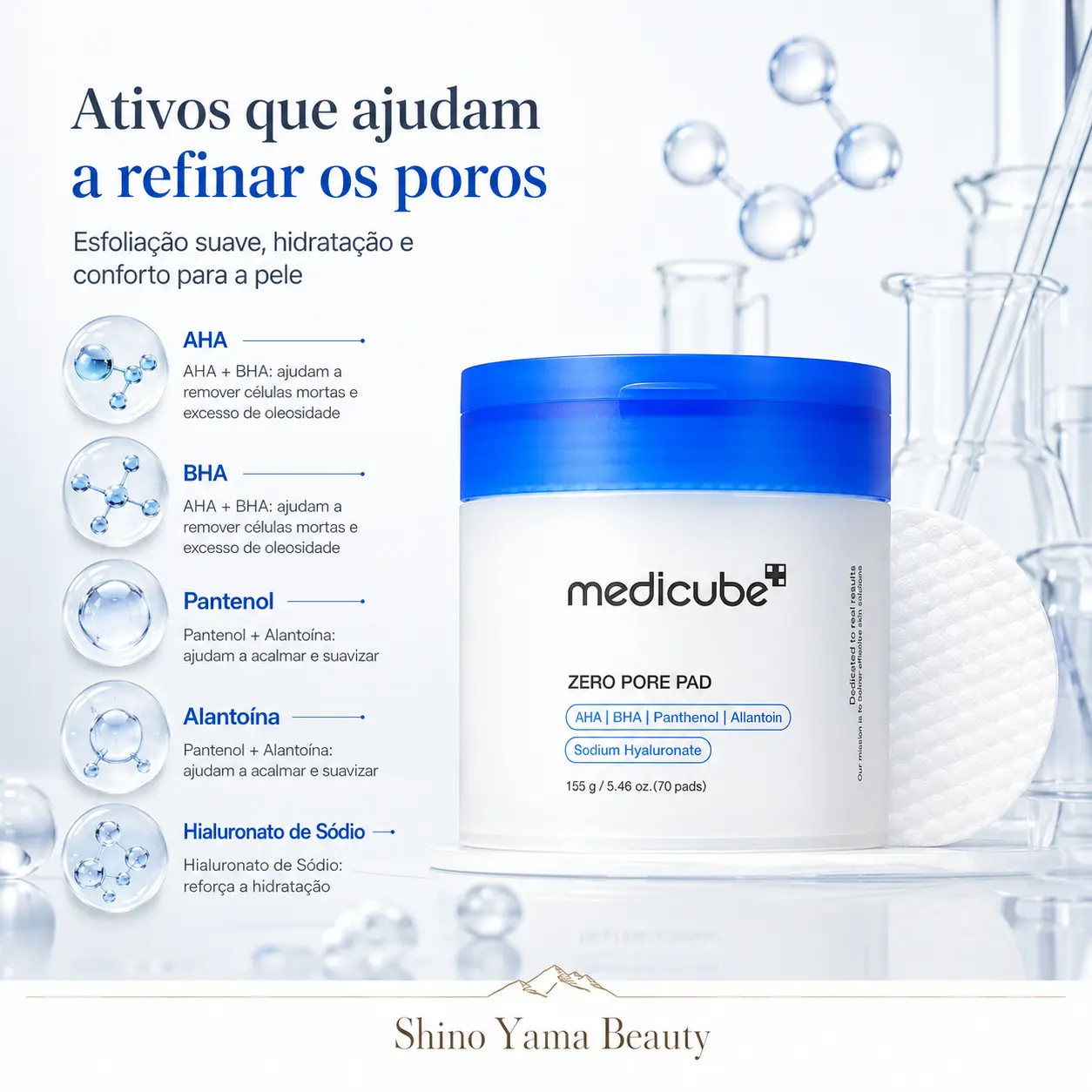 Medicube Zero Pore Pad 2.0 70 pads - Imagem 4