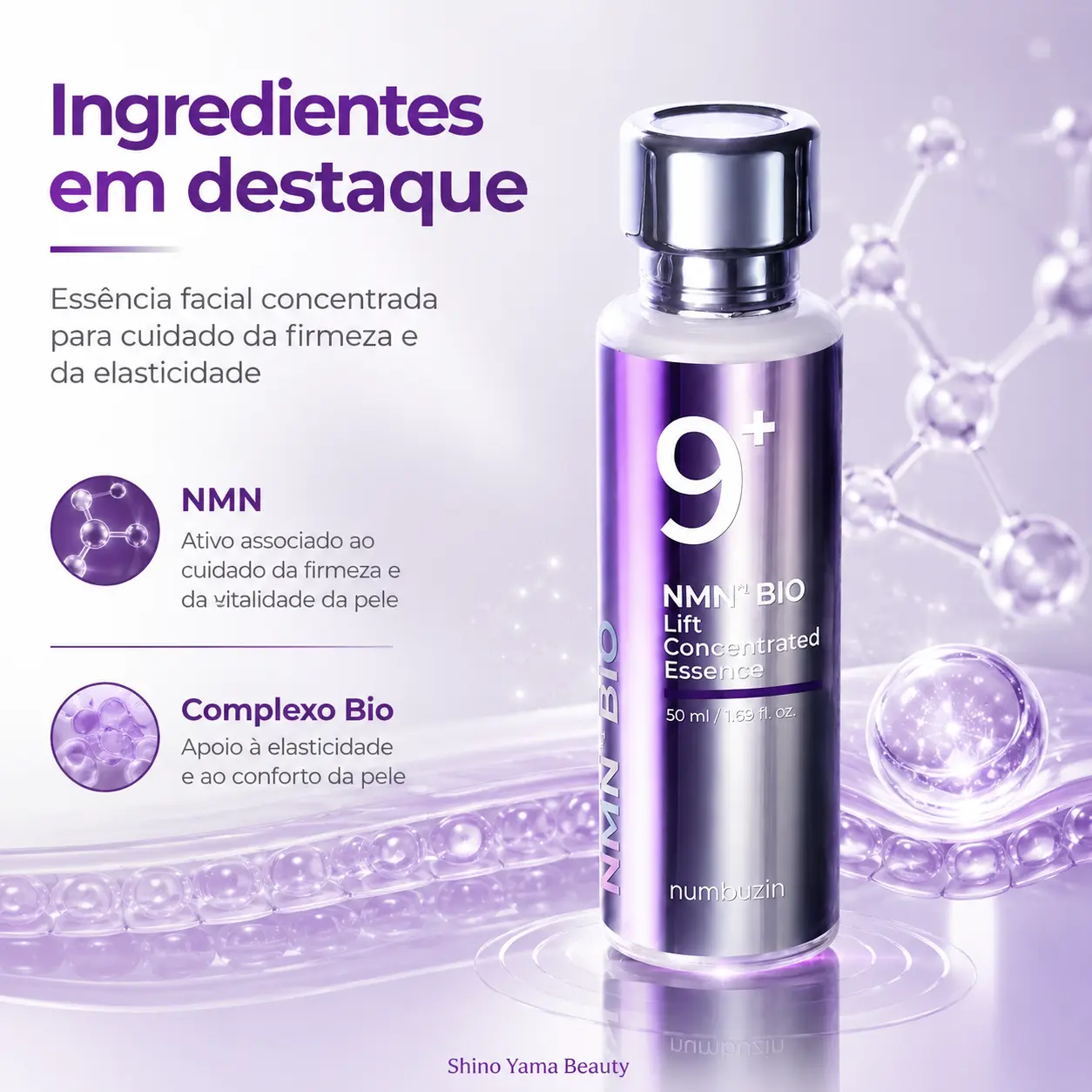 numbuzin No.9 NMN BIO Lift Concentrated Essence 50ml - Imagem 2