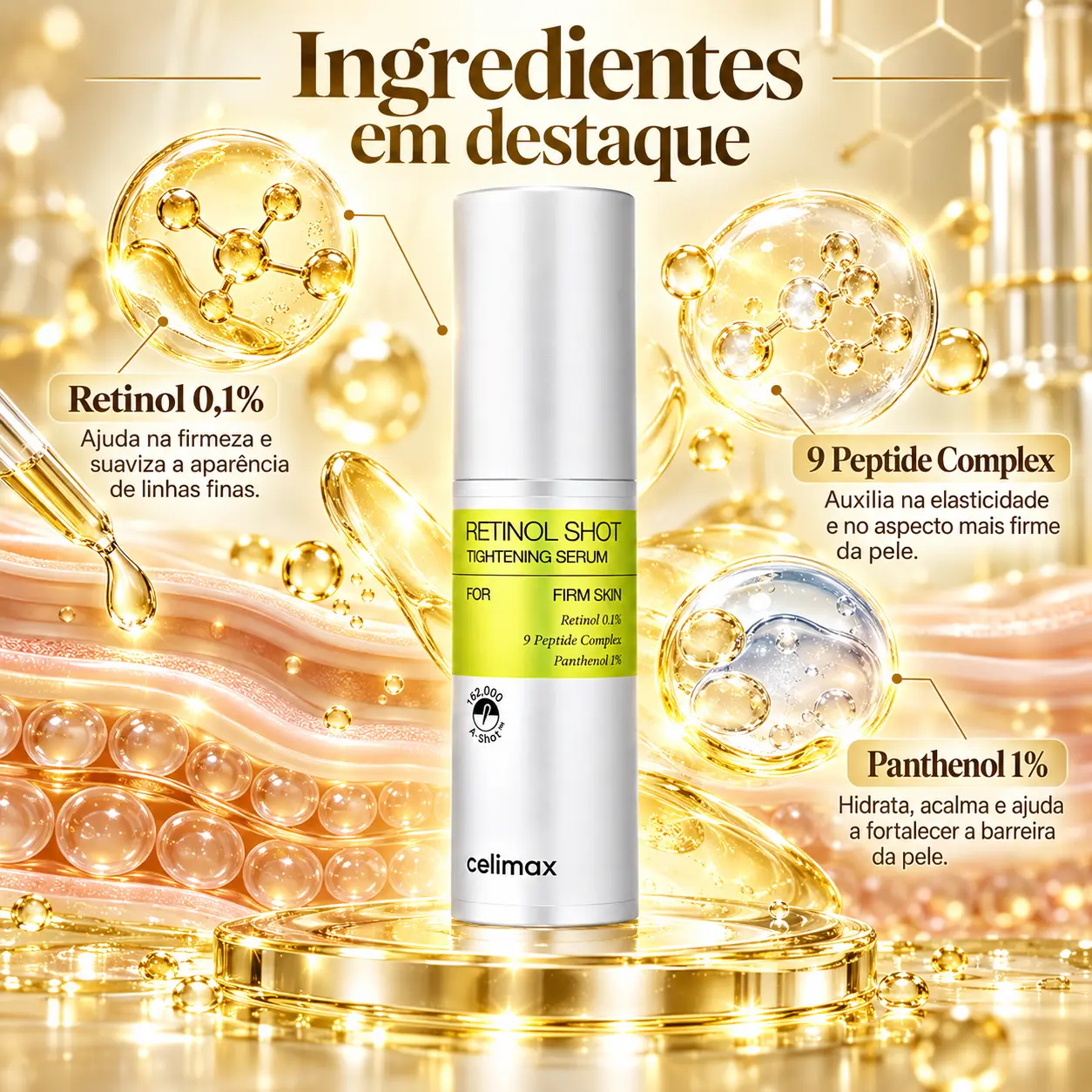 Celimax The Vita-A Retinol Shot Tightening Serum 30ml - Imagem 2