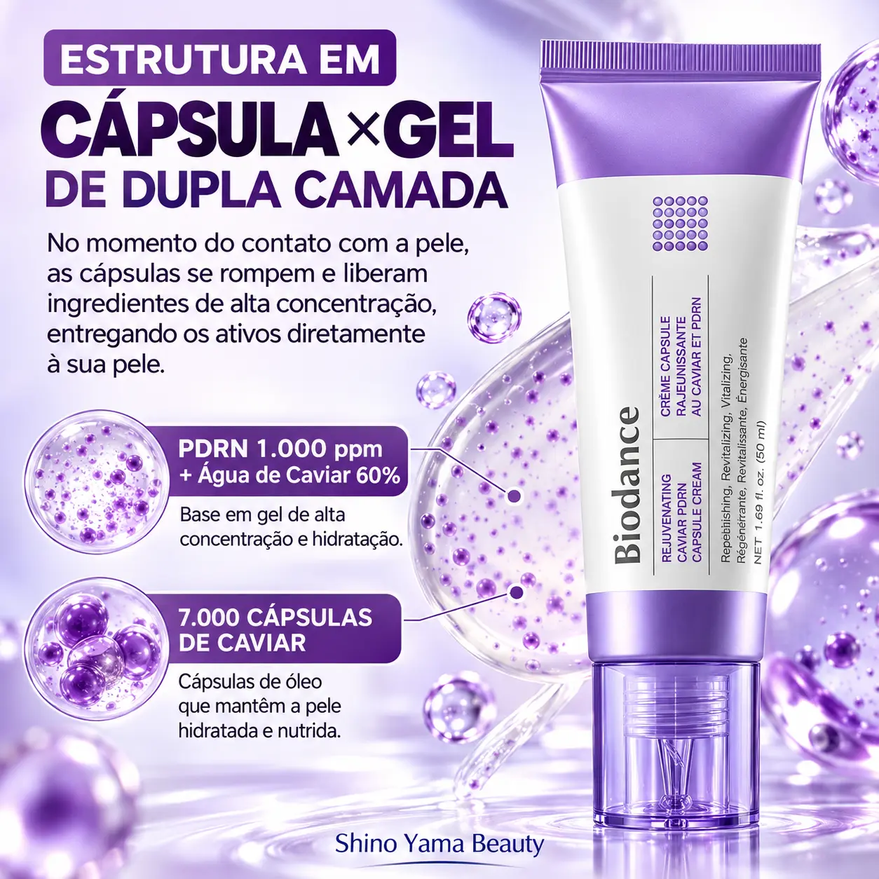 Biodance Rejuvenating Caviar PDRN Capsule Cream 50ml - Imagem 2