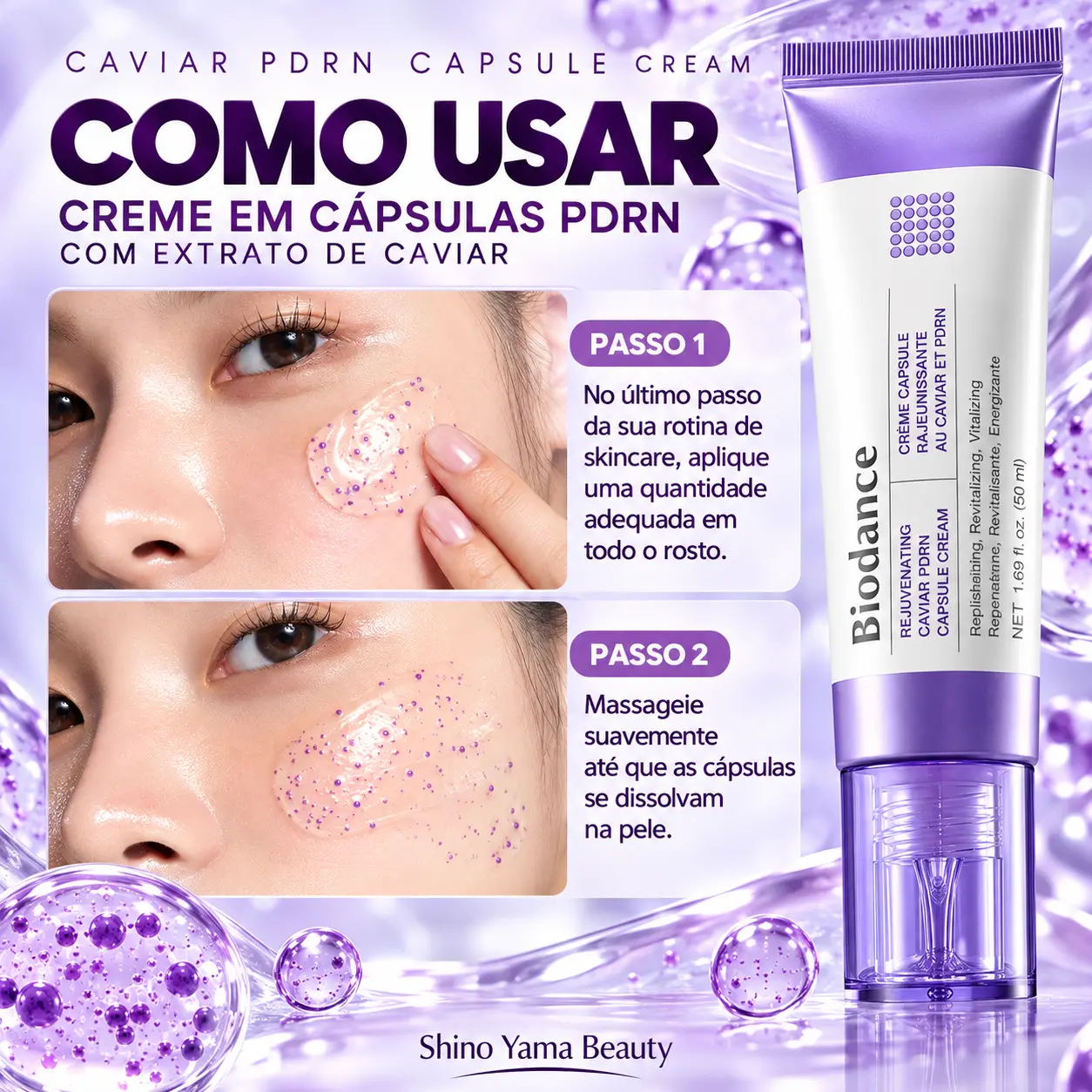 Biodance Rejuvenating Caviar PDRN Capsule Cream 50ml - Imagem 5