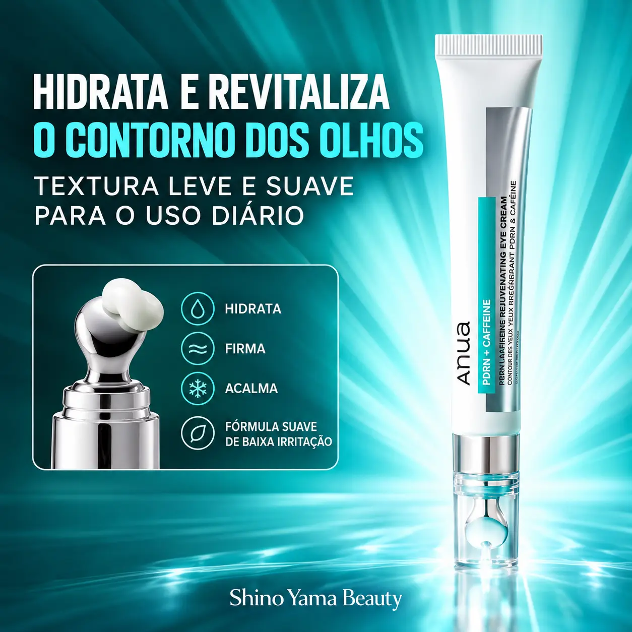 Anua PDRN Caffeine Rejuvenating Eye Cream 20ml - Imagem 2