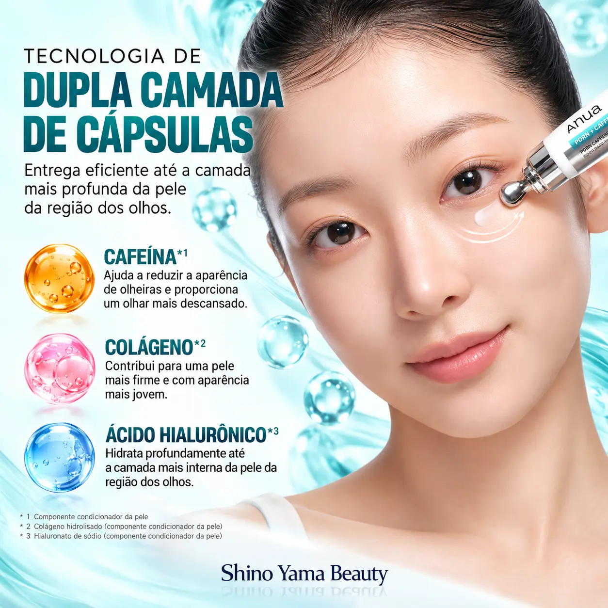 Anua PDRN Caffeine Rejuvenating Eye Cream 20ml - Imagem 3