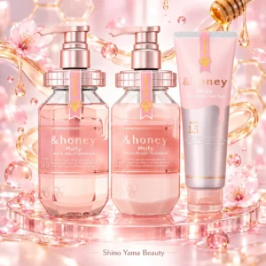&honey Melty Moist Repair Shampoo 1.0 440ml + Hair Pack 1.5 130g + Hair Treatment 2.0 445g