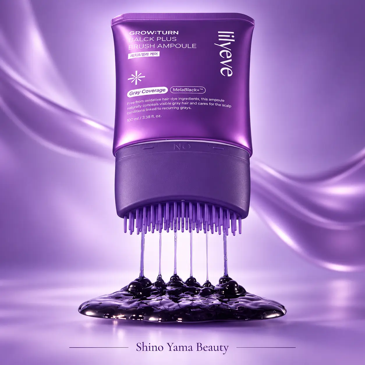 Lilyeve Grow Black Plus Brush Ampoule 100ml