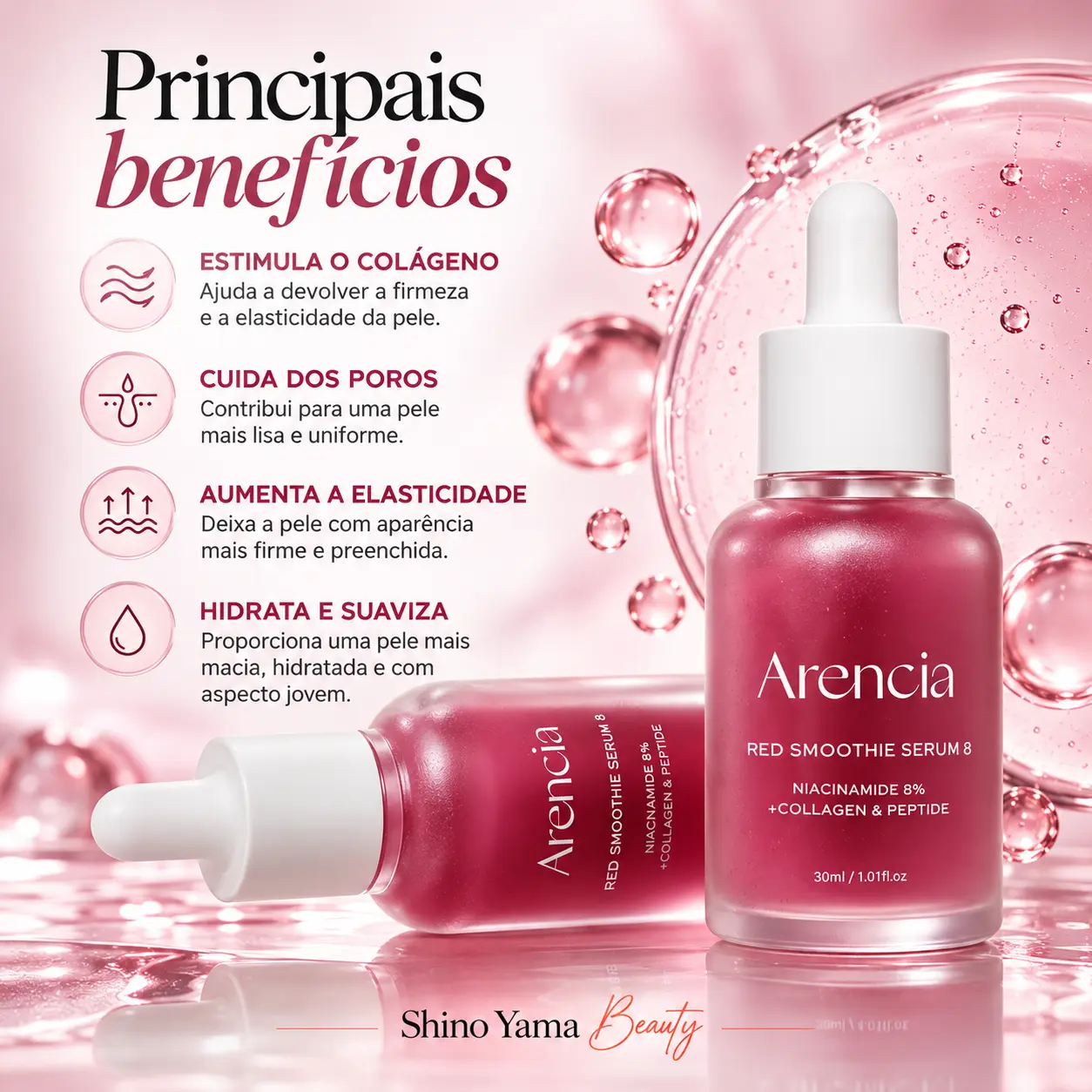 Arencia Red Smoothie Serum 8 30ml - Imagem 2