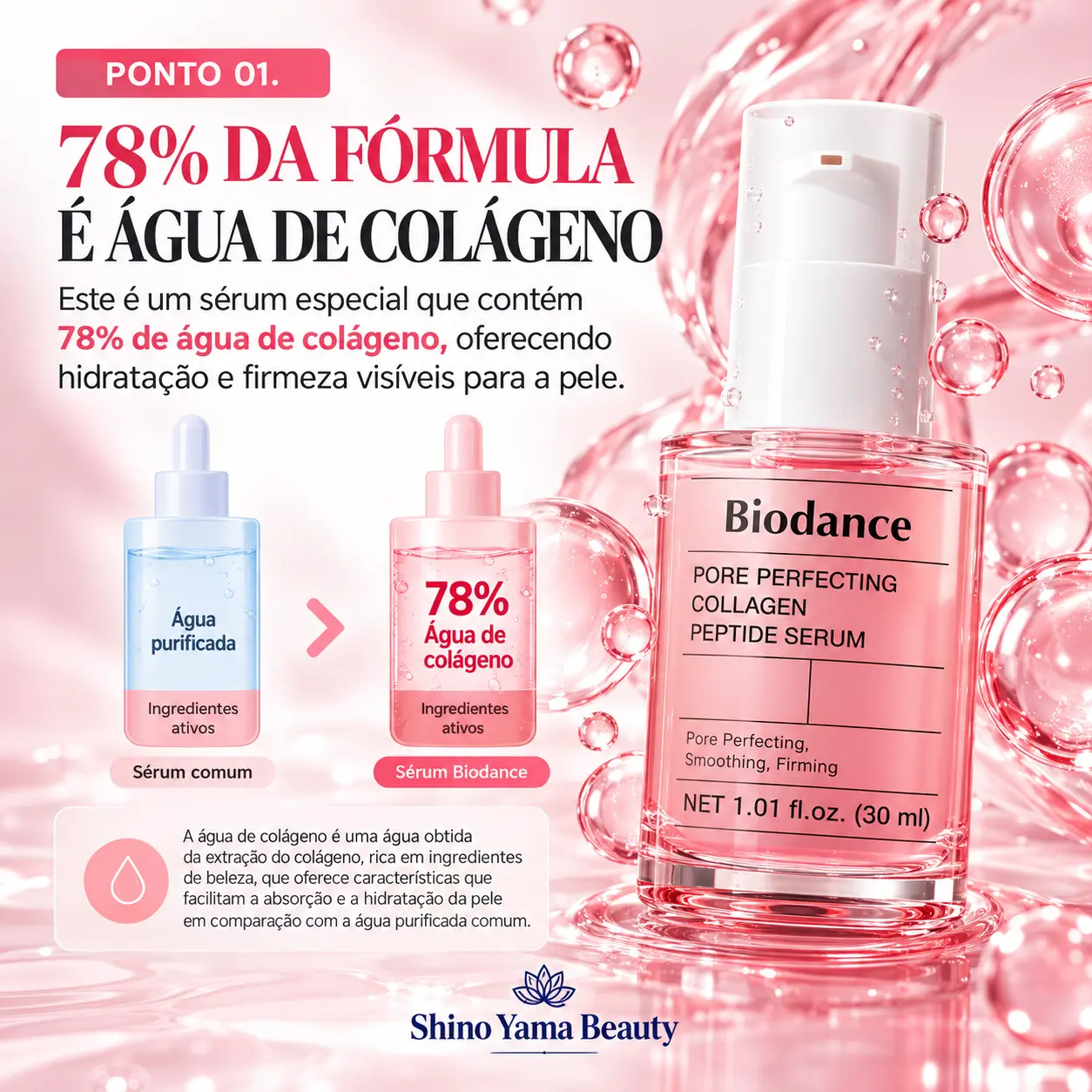 Biodance Pore Perfecting Collagen Peptide Serum 30ml - Imagem 3