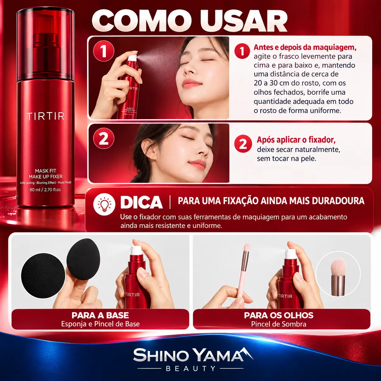 TIRTIR Mask Fit Make Up Fixer 80ml - Imagem 4